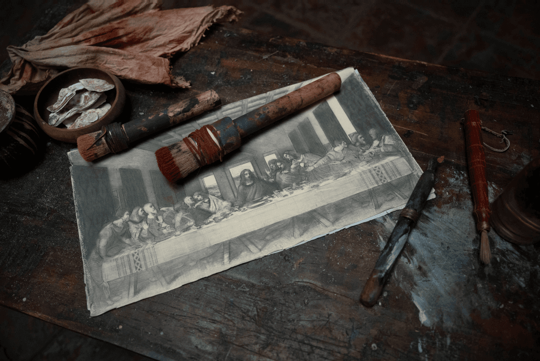 Drawing The Last Supper